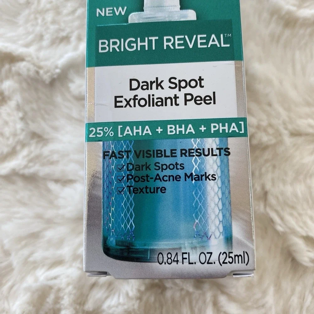 L'Oreal Bright Reveal Dark Spot Exfoliant Peel .84 oz‎ 25% AHA+BHA+PHA